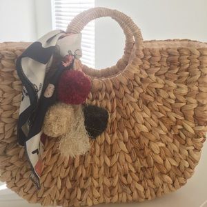 Authentic Bali Rattan Tote Bag